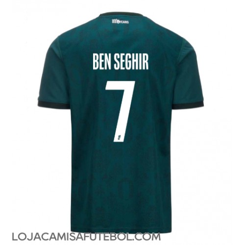 Camisa de Futebol AS Monaco Eliesse Ben Seghir #7 Equipamento Secundário 2024-25 Manga Curta